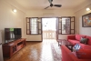 Spacious French style apartment with balcony for rent in Truc Bach, Ba Dinh